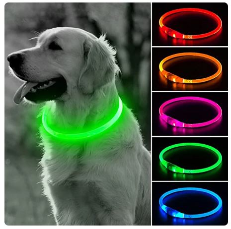 Led Light USB Dog Collar