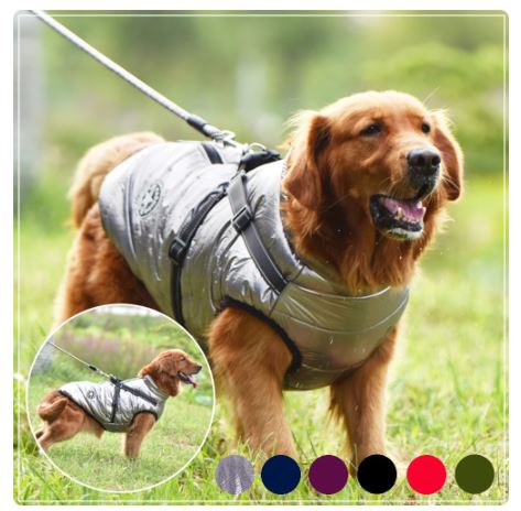 Waterproof Dog Harness Jacket